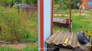 изготовил и установил ворота с калиткой