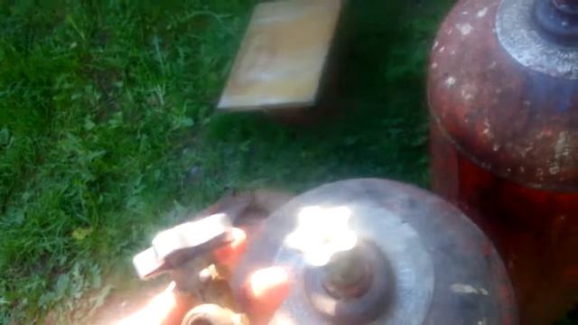 Разборка газового баллона для мангала. смотреть онлайн