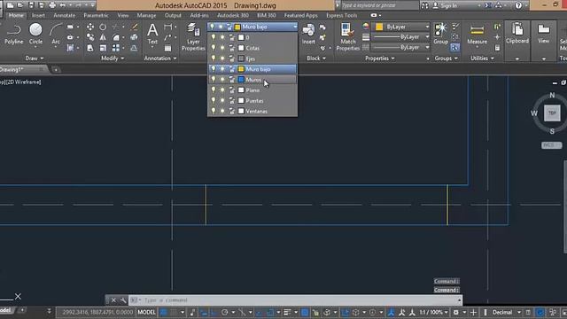 Curso AutoCad 2015 - "Crear Puertas y Ventanas" смотреть онлайн