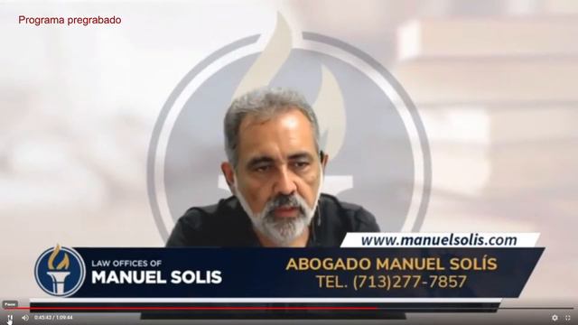 Consejos con EL Abogado Manuel Solis смотреть онлайн