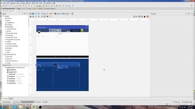 Android Beginner Tutorial #12 - Constraint Layouts [Building a Twitter Layout] смотреть онлайн