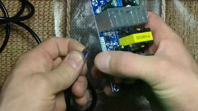 Импульсный источник питания 220v DC 24V 6A AC-DC смотреть онлайн