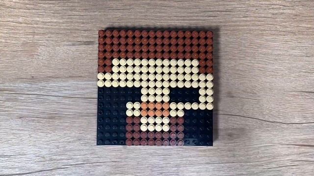 LEGO Minecraft Steve Art