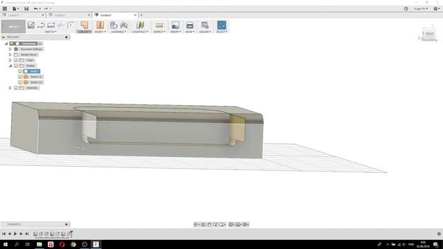 2. Разрезаем поверхность и тело в Autodesk Fusion 360 (Ответ на вопрос Игоря Рогова) смотреть онлайн