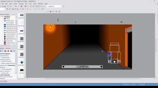 How to Make a FNaF fangame in Clickteam Fusion 2.5 | Part 5: Cameras смотреть онлайн