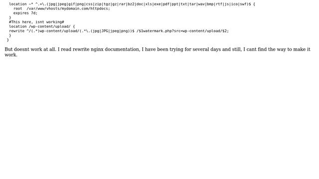 htaccess to nginx (watermark images under nginx) (2 Solutions!!) смотреть онлайн