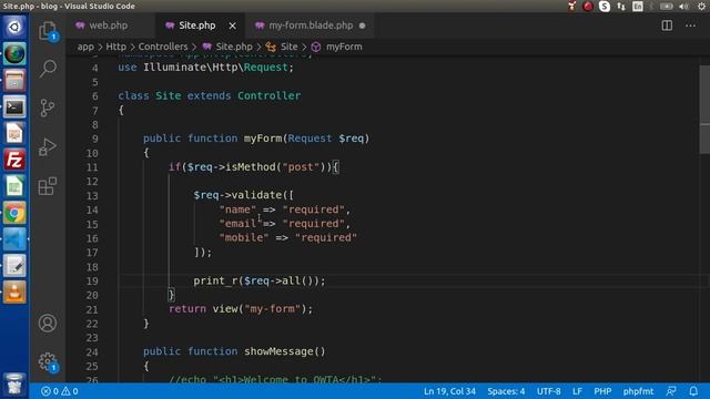 Learn Laravel 8 Tutorials in Hindi - #16 - Form Validation in Laravel using validate() method смотреть онлайн
