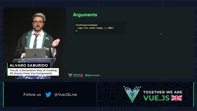 TresJS. Declarative way of creating 3D scenes from Vue component - Alvaro Saburido, Vue.js Live 202 смотреть онлайн