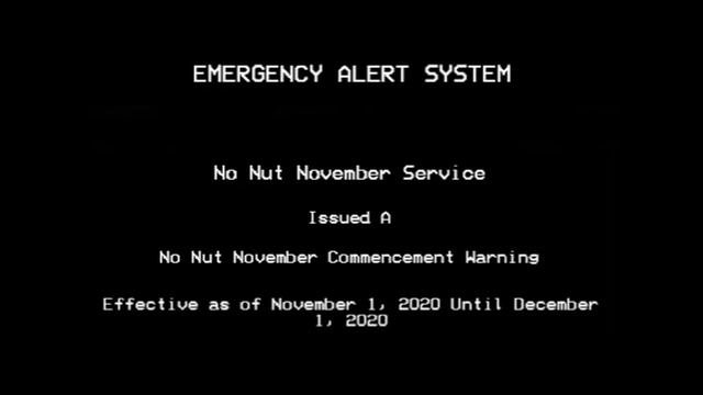 (LATE) Mini EAS Scenario No Nut November (NNN) begins смотреть онлайн