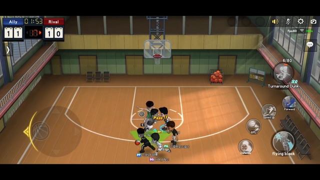 [Slam Dunk Mobile] How Great for Akira Sendoh with Super Block ? 1 More Block Please ~ смотреть онлайн
