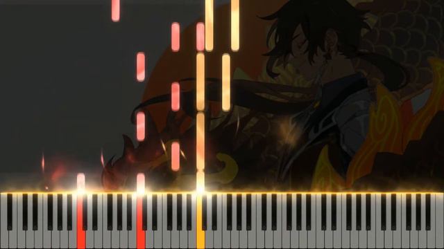 Rex Incognito (Genshin Impact) - Synthesia / Piano Tutorial смотреть онлайн
