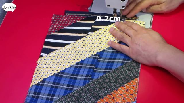 DIY원단 한 장으로 안감 있는 파우치 가능할까!/Old Necktie patchwork Cute Pouch смотреть онлайн