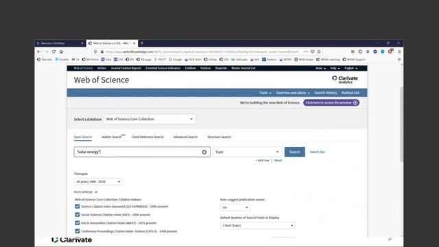 Session A1 – Discover the Web of Science and learn how to search with keywords смотреть онлайн