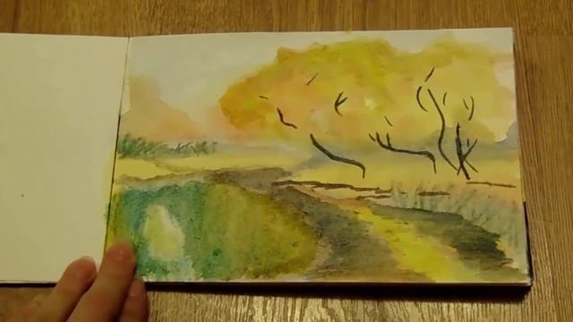 Мои рисунки акварелью /Планшет для акварели смотреть онлайн