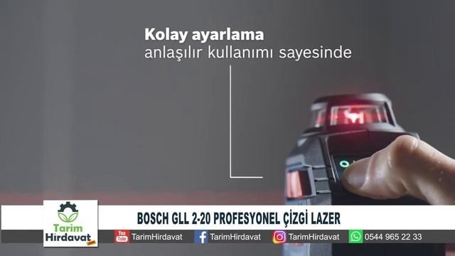 BOSCH GLL 2 20 PROFESYONEL ÇİZGİ LAZER смотреть онлайн