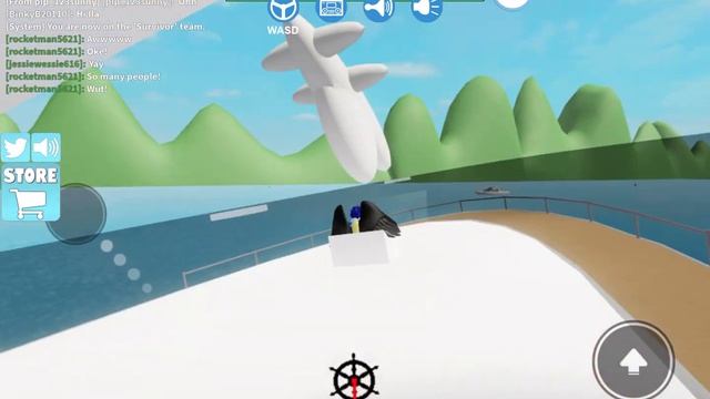 Getting the Deluxe Yacht in SHARK BITE (roblox) смотреть онлайн