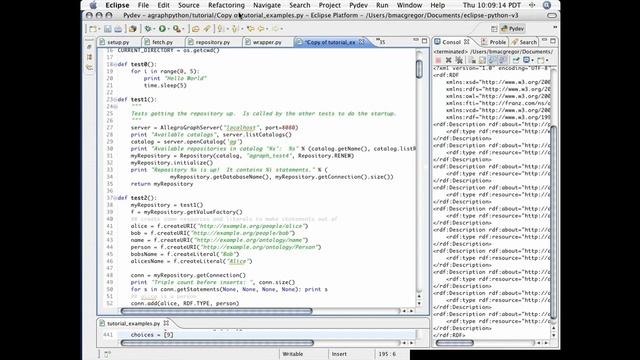 AllegroGraph Python Client смотреть онлайн