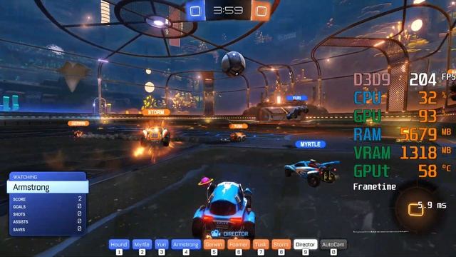 GeForce GTX 1660 -- Intel Core i7-4770K -- Rocket League FPS Test смотреть онлайн