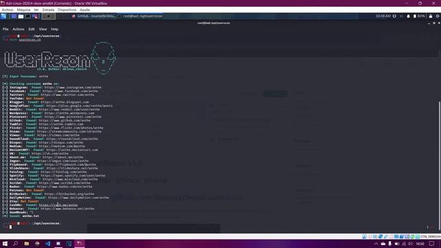 Userrecon - Tools #1 - Buscardor de nombres смотреть онлайн