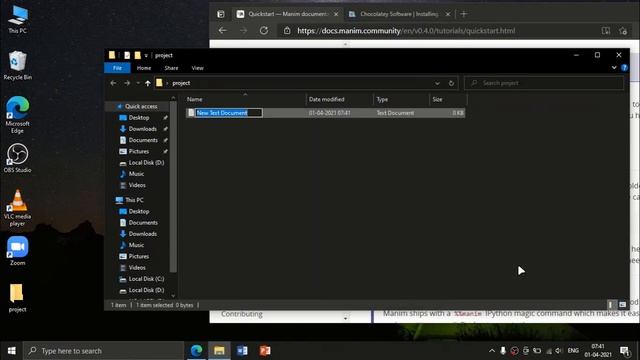 Installing Manim CE | Windows смотреть онлайн