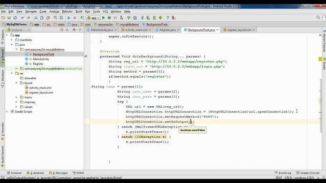 Android - MySQL - 02 - Add data into MySQL Database смотреть онлайн