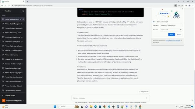 Python Weather API смотреть онлайн