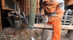 Приспособление для изготовления деревянных зубьев для граблей.