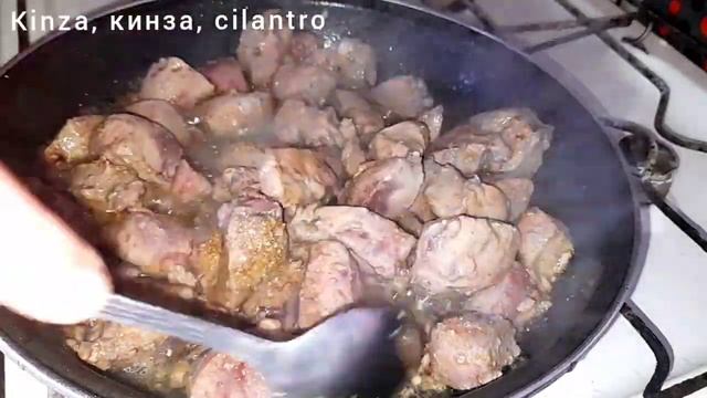 Jigar dimlash - приготовление мягкой печени смотреть онлайн