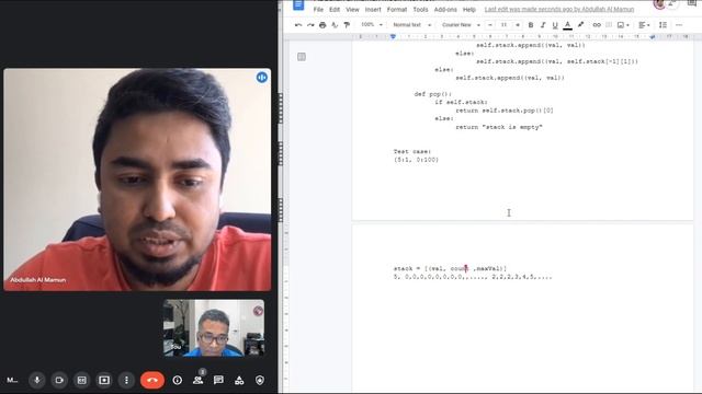 Mock Coding Interview with a PhD Student. MAANG/FAANG mock interview. Stack with max API смотреть онлайн