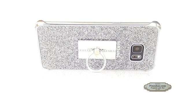 Кольцо-держатель для телефона (серебро, стразы) смотреть онлайн