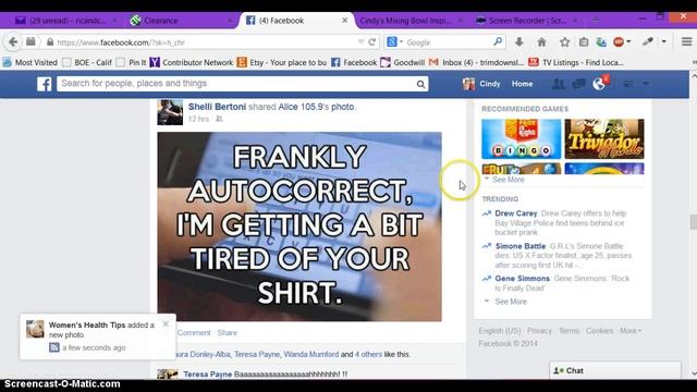 Facebook Timeline & News Feed or Home Page смотреть онлайн