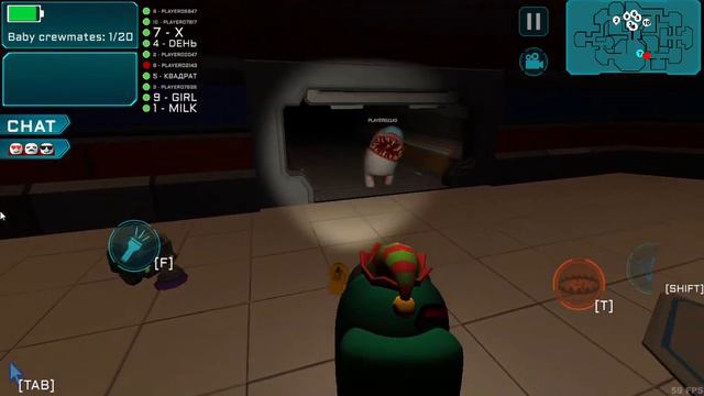 I used the SCARY SKIN! Imposter 3D (Among us 3D)-Online horror | Scary gameplay. смотреть онлайн