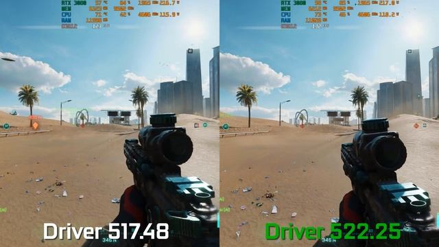NVIDIA Driver 517.48 vs 522.25 Performance Comparison | Test in 5 Games | RTX 3080 | i7 10700F смотреть онлайн