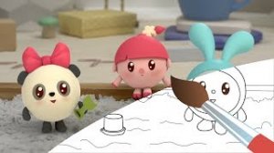 Раскраска с Малышариками - Развивающие видео для детей.mp4