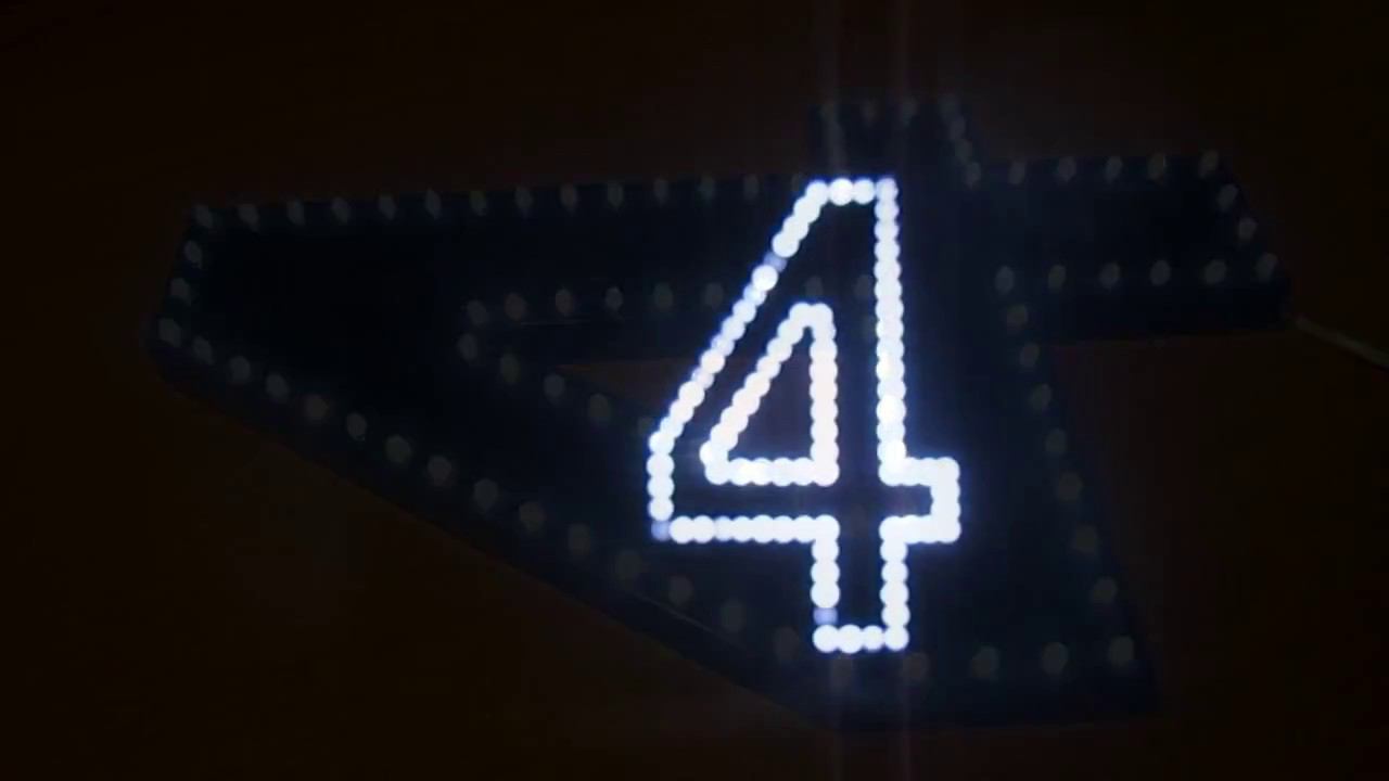 Как сделать светодиодный номер дома смотреть онлайн