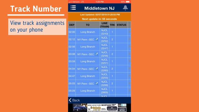 Departure Vision - NJ TRANSIT Mobile App смотреть онлайн