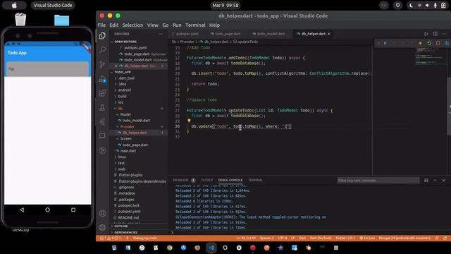 Flutter : Persist data with SQLite by creating a Todo app смотреть онлайн