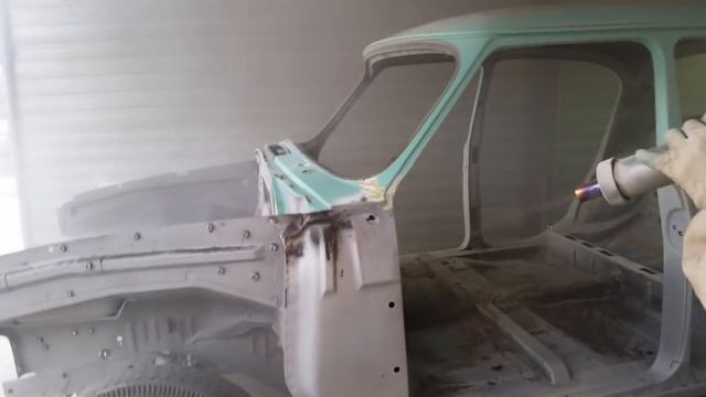 # Пескоструйная очистка Волги ГаЗ 21 смотреть онлайн