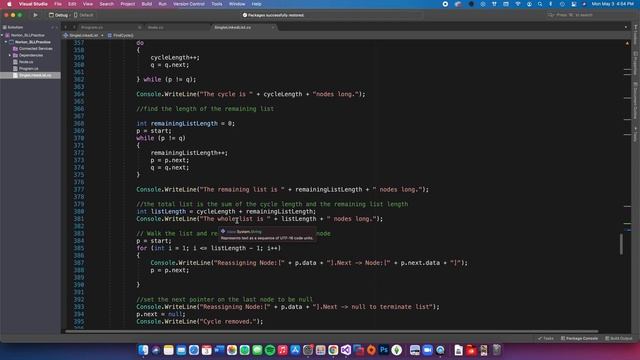 Linked List in C# Walkthrough смотреть онлайн