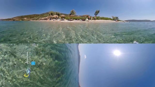 Alonissos, Agios Dimitrios Beach (VR-360) смотреть онлайн