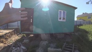 КАК БЕЗ КРАНА ПЕРЕДВИНУТЬ БЫТОВКУ