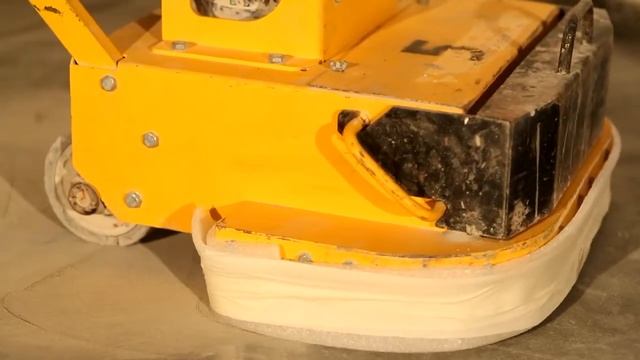 Полимерные наливные полы - технология устройства. Подготовка бетонной поверхности - шлифование. смотреть онлайн