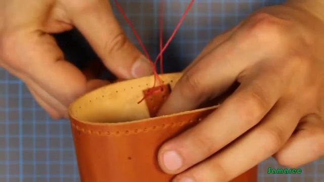 Кружка из кожи своими руками - Leathercraft -