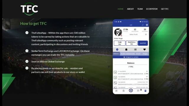 THEFUTBOLCOIN - Социальная сеть для футбольных фанатов | ОБЗОР смотреть онлайн