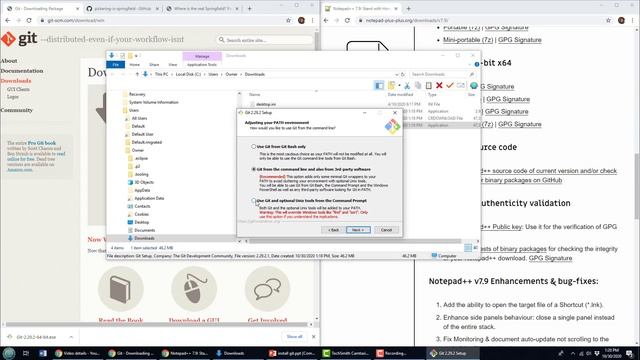 How to Install Git with Notepad++ as the Editor смотреть онлайн