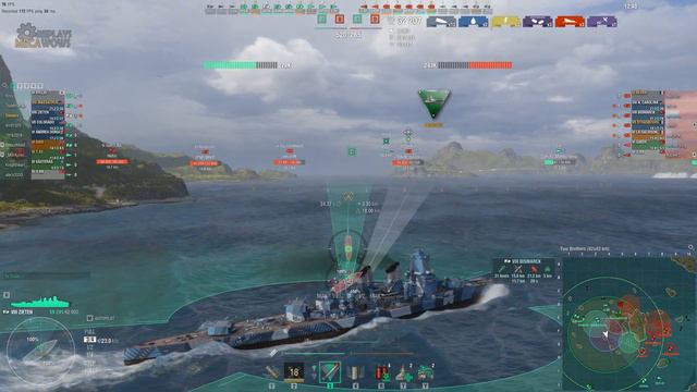 Petropavlovsk 6 Kills & 243k Damage | World of Warships Gameplay смотреть онлайн