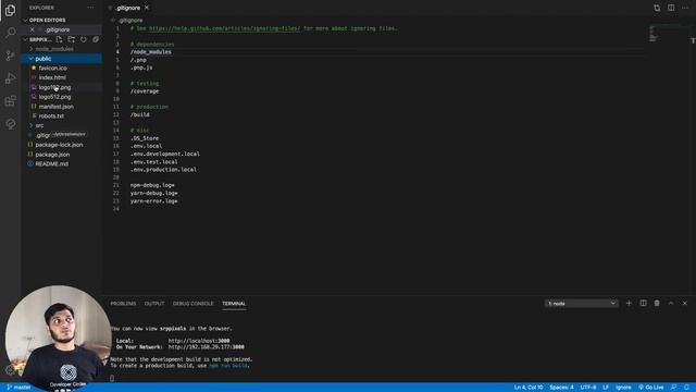 3 - Creating your first app in React JS | Folder Structure смотреть онлайн