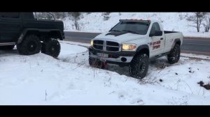 Гелендваген 6х6 против Додж Рам