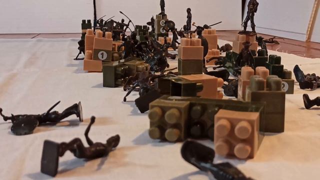 Танковая атака синих солдатиков смотреть онлайн