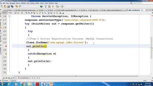 JDBC Connectivity Using Servlet MySql смотреть онлайн